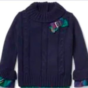 Navy Blue with Tartan Plaid.